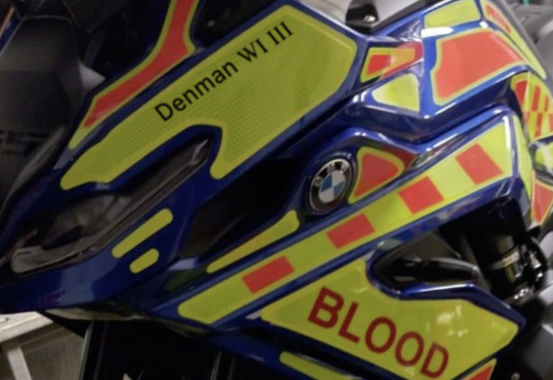 Blood Bike Denman WI III Blood Bike Denman WI III