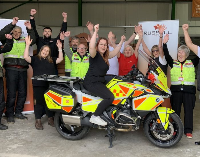 russell RT blood bike
